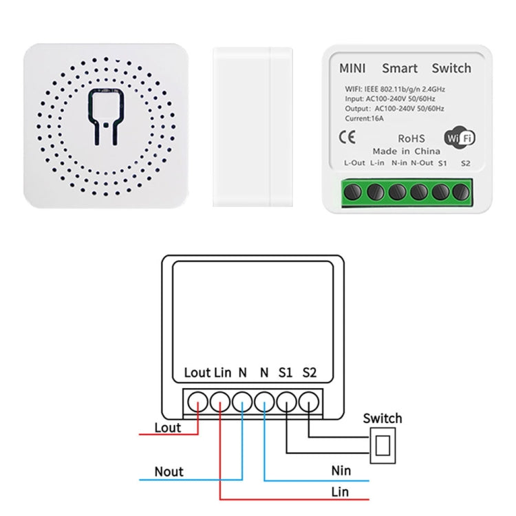 003 WiFi App Remote Voice Control Smart Switch(WiFi+Bluetooth Dual-mode 16A) - Smart Switch by buy2fix | Online Shopping UK | buy2fix