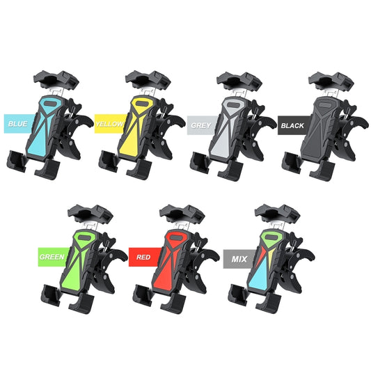 L101+M011 Outdoor Cycling Mechanical Locking Phone Holder(Black) by buy2fix