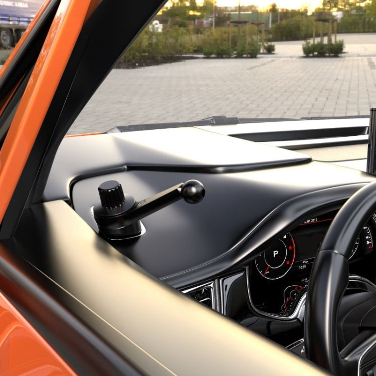 6 PCS Car Center Console Mobile Phone Bracket Snail Base Accessories(17mm Ball Head) by buy2fix