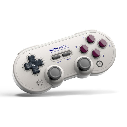 8Bitdo SN30ProG Vibration Burst Somatosensory Wireless Bluetooth Gamepad For Switch(Light Gray) by 8Bitdo