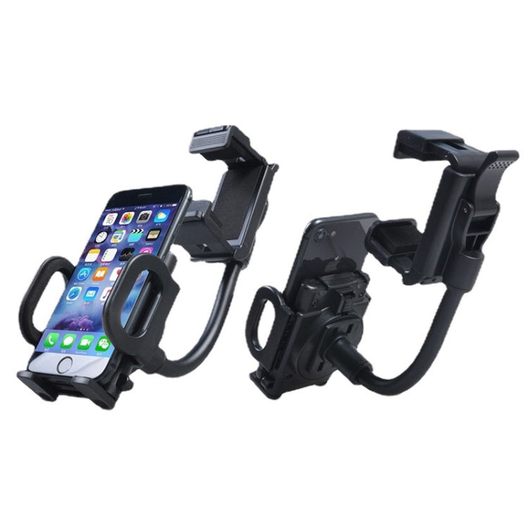 Car Rearview Mirror Hose Bracket Mobile Phone Clip Universal Navigation Bracket - Universal Car Holders by buy2fix | Online Shopping UK | buy2fix