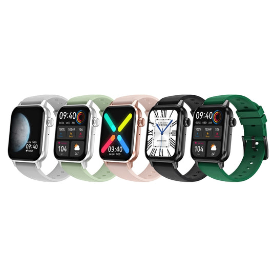 HD6 1.69 inch Multifunctional Heart Rate Monitoring Smart Watch(Silver) by buy2fix