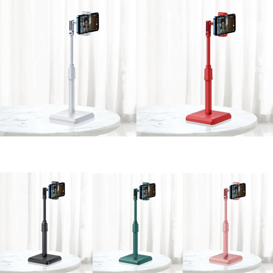 2 PCS Desktop Mobile Phone Live Broadcast Bracket Online Class Telescopic Floor Stand(Cherry Blossom Pink) by buy2fix