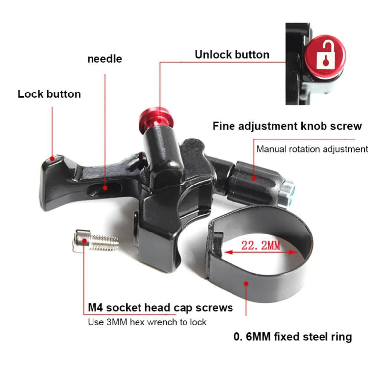 FMFXTR Bicycle Aluminum Alloy Front Fork Wire Controller, Style: A Model+Wire Core - Front Fork by FMFXTR | Online Shopping UK | buy2fix