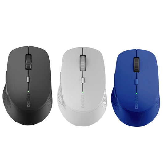 Rapoo M300G 1600DPI 3 Keys Laptop Office Silent Wireless Bluetooth Mouse(Light Gray) by Rapoo