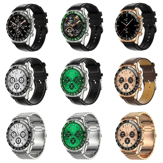 LOANIY E18 Pro Smart Bluetooth Calling Watch with NFC Function, Color: Gold Leather - Smart Watches by LOANIY | Online Shopping UK | buy2fix