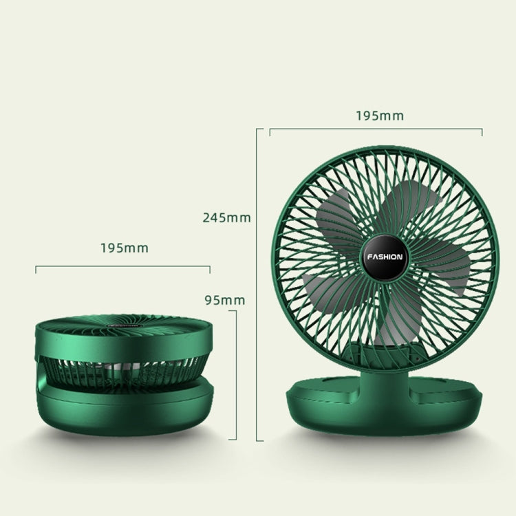 Folding Office Desktop Household Portable Small Fan, Size: 8 inch(White USB Direct Plug) - Electric Fans by buy2fix | Online Shopping UK | buy2fix