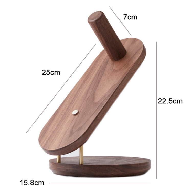Solid Wood Hair Dryer Storage Bracket For Dyson(Black Walnut) - For Dyson Accessories by buy2fix | Online Shopping UK | buy2fix