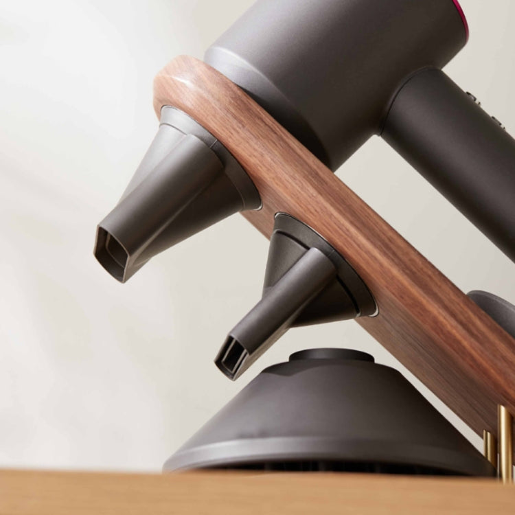 Solid Wood Hair Dryer Storage Bracket For Dyson(Black Walnut) - For Dyson Accessories by buy2fix | Online Shopping UK | buy2fix