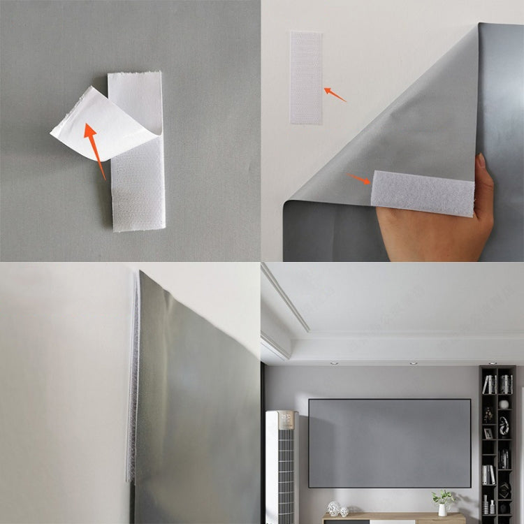 Folding Metal Anti-Light HD Projection Curtain, Size: 60 inches 4:3 120x90cm - Film Curtains by buy2fix | Online Shopping UK | buy2fix