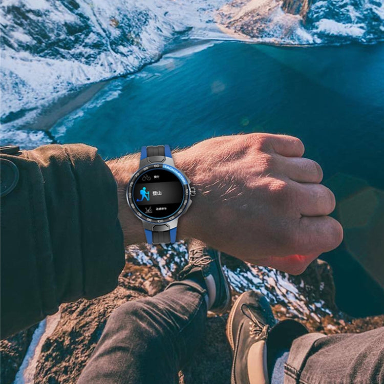 Wearkey E15 1.28 Inch Smart Heart Rate Monitoring Touch Screen Watch(Blue) by Wearkey