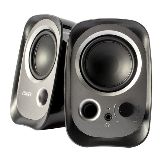 2 PCS Edifier R12U Subwoofer Mobile Phone Mini Desktop Computer USB Audio(Black) by Edifier