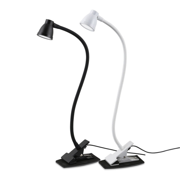 668A001 USB 360 Degree Bend Hose Desk Lamp, Spec: Black Two-speed Dimming - by buy2fix | Online Shopping UK | buy2fix