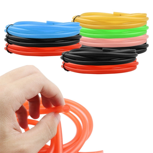 10PCS Motorcycle Modification Oil Pipe Rubber Gasoline Pipe, Length: 1m(Black) by buy2fix