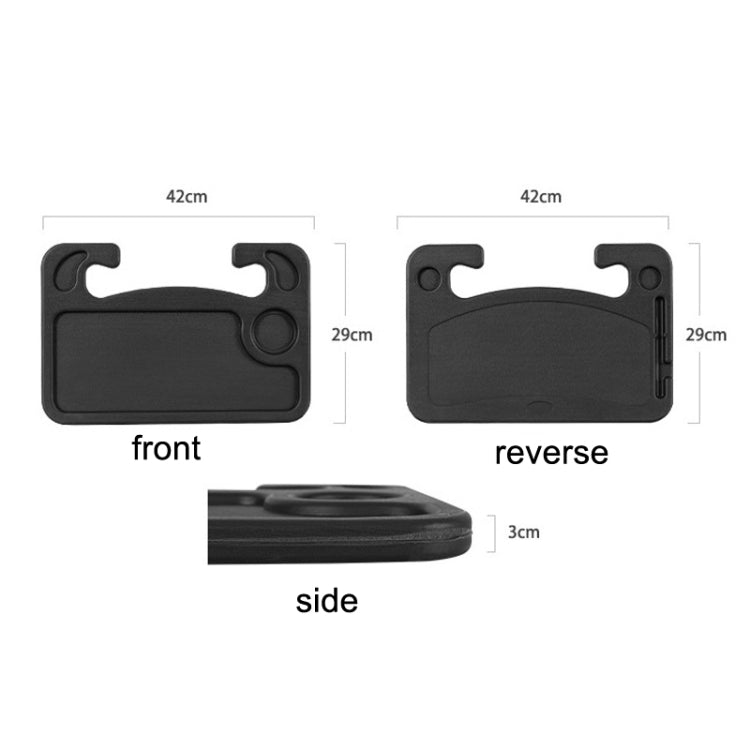 Multifunctional Car Dining Tray Steering Wheel Notebook Bracket(Size: About 42x29x3cm) - Car Drink Holders by buy2fix | Online Shopping UK | buy2fix