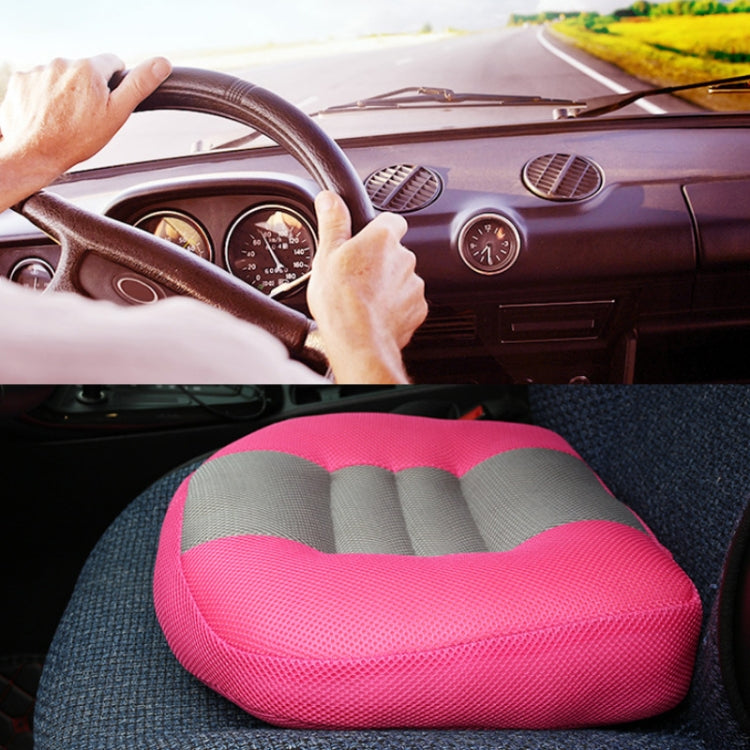 Driving Test Thickening & Heightening Pad Office Correction Hip Pad, Size: 38x38x10cm(Rose Gray) by buy2fix