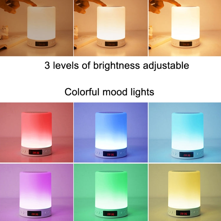 Bluetooth Speakers Pat Lights Charging Card Audio With Atmosphere Lamp(Ordinary Package) - Desktop Speaker by buy2fix | Online Shopping UK | buy2fix