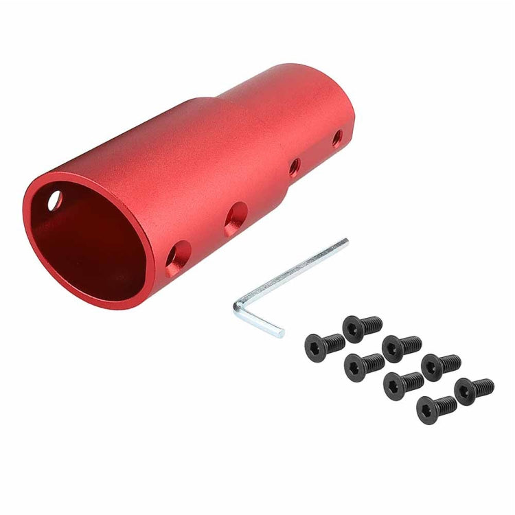 Aluminum Extension Pipe Extender Pole For Xiaomi M365/M365Pro Pro2 1S(Red) - Accessories & Parts by buy2fix | Online Shopping UK | buy2fix