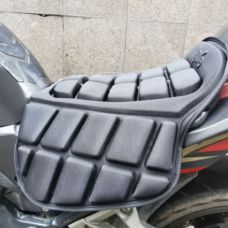 Shock Absorption Heat Insulation Breathable Motorcycle Seat Cushion, Style: Gel Type by buy2fix