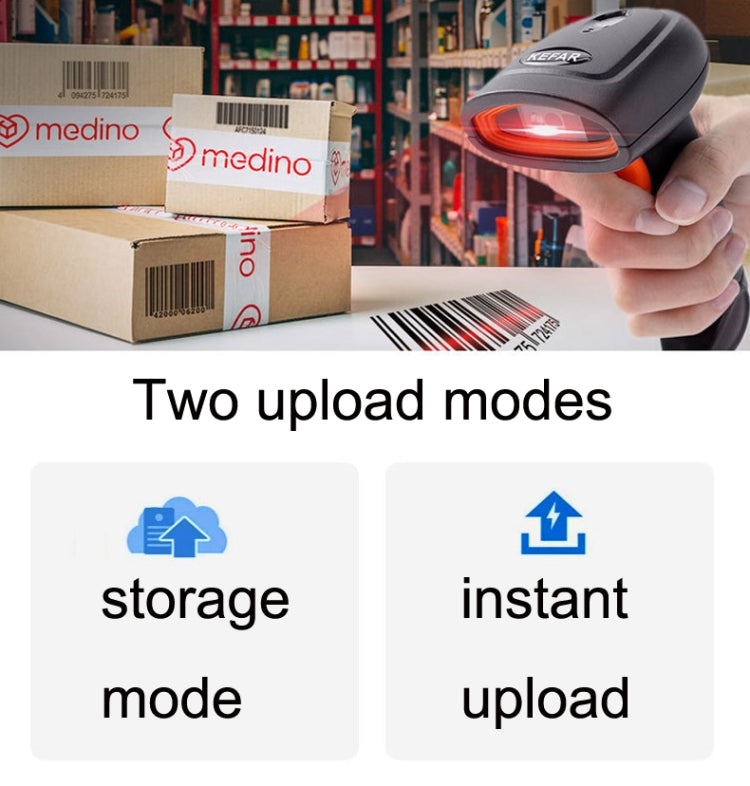 Kefar Supermarket Store Cashier Wired Red Light Scanner 1D Barcode by buy2fix