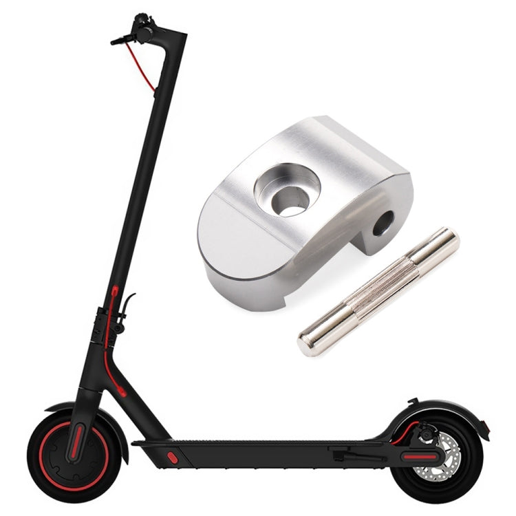 High-density Alloy Steel Electric Scooter Folding Hook for Xiaomi M365 / Pro,Style: Silver+1 Dowel - Accessories & Parts by buy2fix | Online Shopping UK | buy2fix