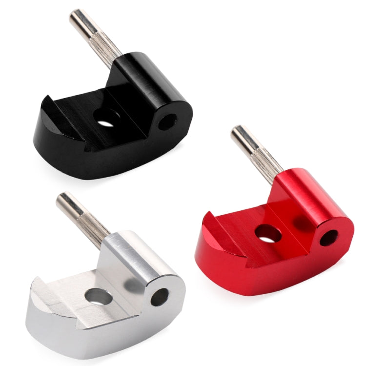 High-density Alloy Steel Electric Scooter Folding Hook for Xiaomi M365 / Pro,Style: Silver+2 Dowel - Accessories & Parts by buy2fix | Online Shopping UK | buy2fix