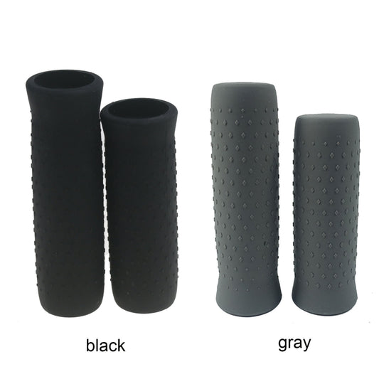 1 Pair Silicone Handbar Cover For Ninebot G30 MAX (Gray) - Accessories & Parts by buy2fix | Online Shopping UK | buy2fix