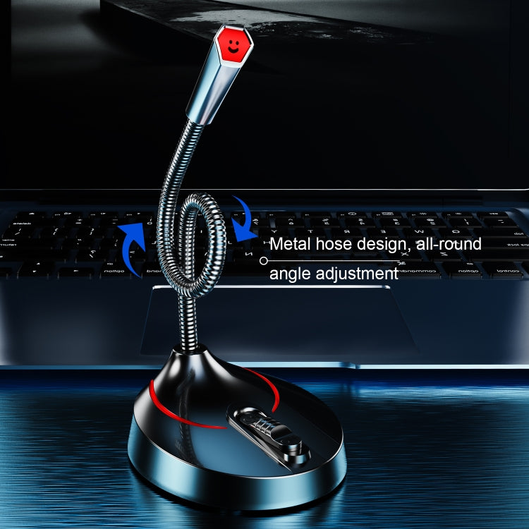 F12 Metal Hose Meeting Desktop Microphone, Spec: 3.5 Version (White) - Microphone by buy2fix | Online Shopping UK | buy2fix