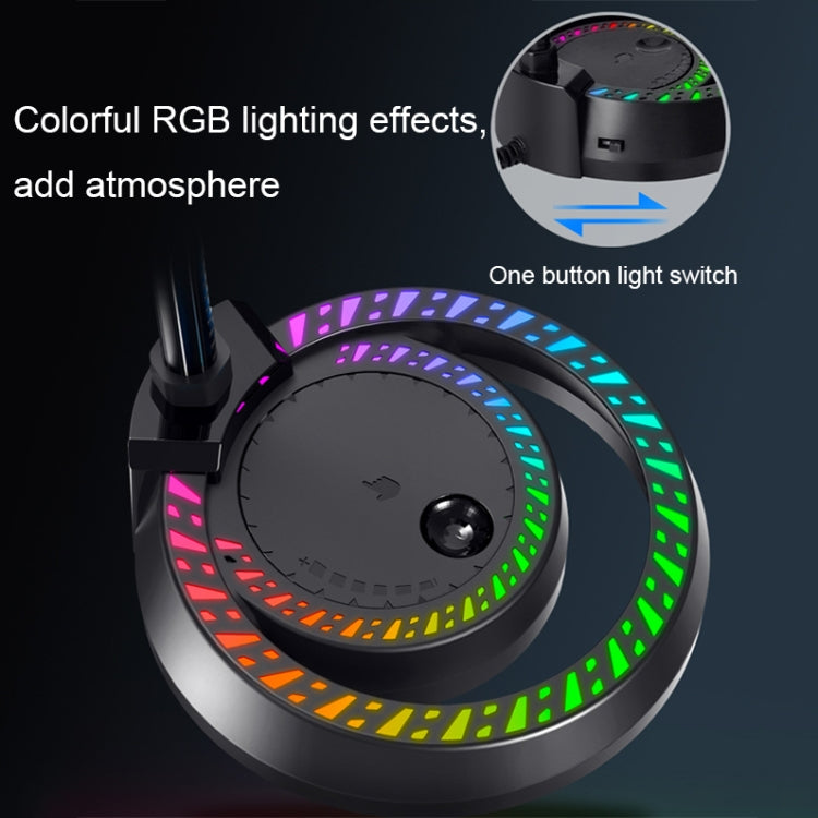RGB Lighting Effect Computer Desktop Microphone(F3) - Microphone by buy2fix | Online Shopping UK | buy2fix