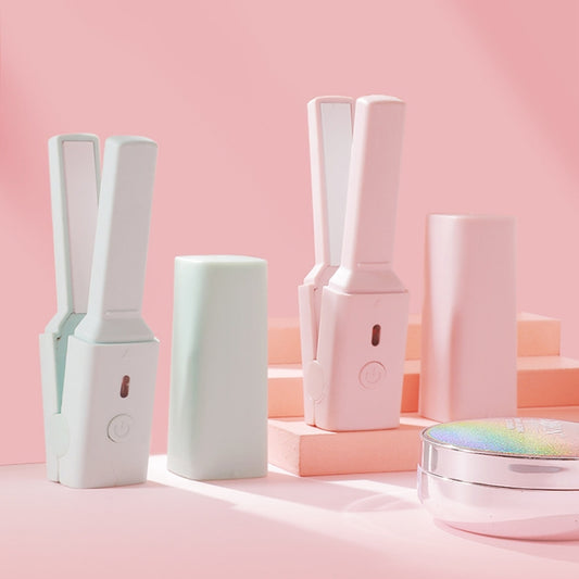 GLS-006 Dual-use Mini electric Splint for Straight and Curly Hair(Cherry Pink) by buy2fix