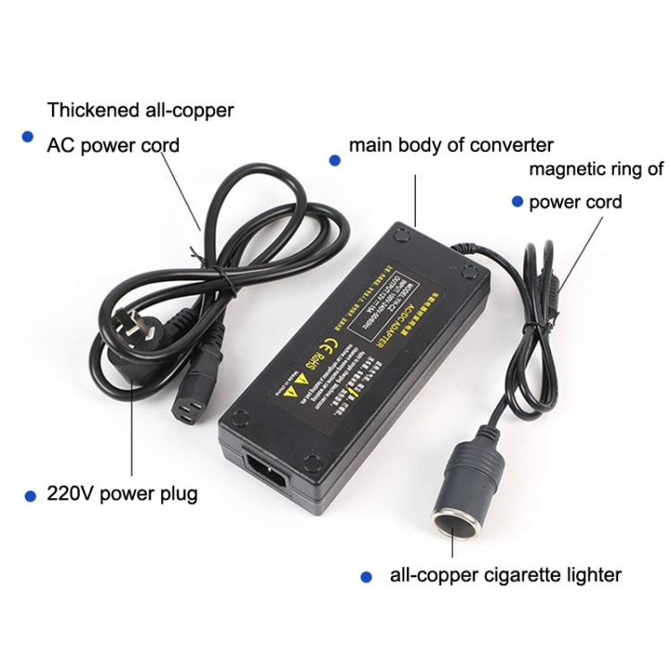 220V To 12V Power Converter 15A Car to Household Power Adapter, Plug Type: UK Plug - Step-down Transformer by buy2fix | Online Shopping UK | buy2fix