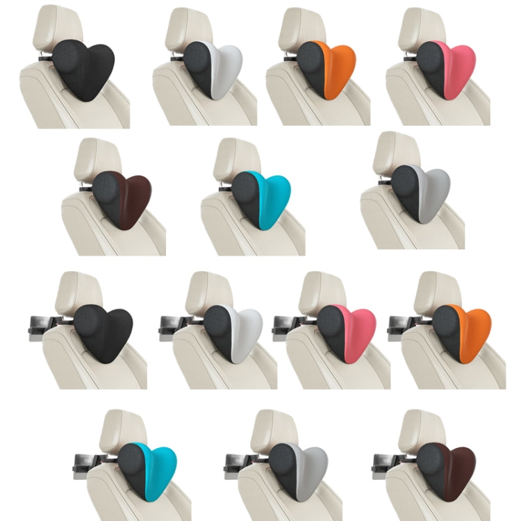 A09 Car Seat Headrest Memory Foam Comfortable Neck Pillow, Style: Without Stand (Orange) - Seat Accessories by buy2fix | Online Shopping UK | buy2fix
