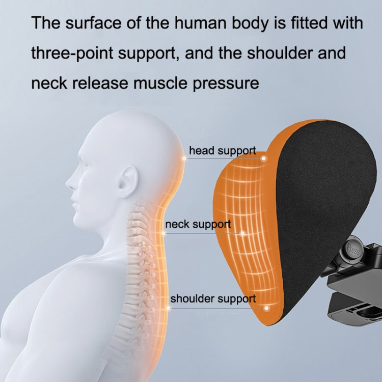 A09 Car Seat Headrest Memory Foam Comfortable Neck Pillow, Style: Without Stand (Blue) - Seat Accessories by buy2fix | Online Shopping UK | buy2fix