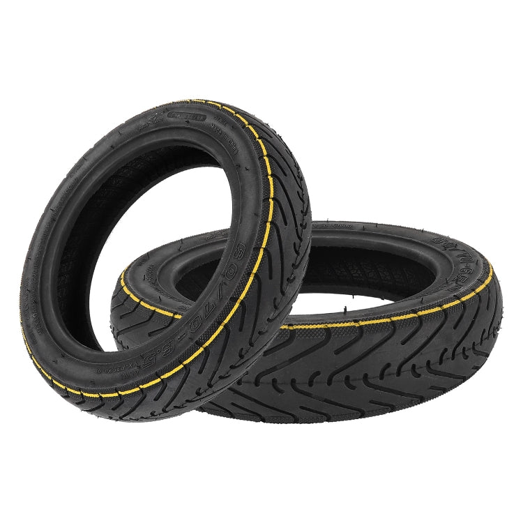 10 Inch Electric Scooter Striped Vacuum Tire With Air Nozzle For Ninebot MAX G30/G30E/G30LP - Accessories & Parts by buy2fix | Online Shopping UK | buy2fix