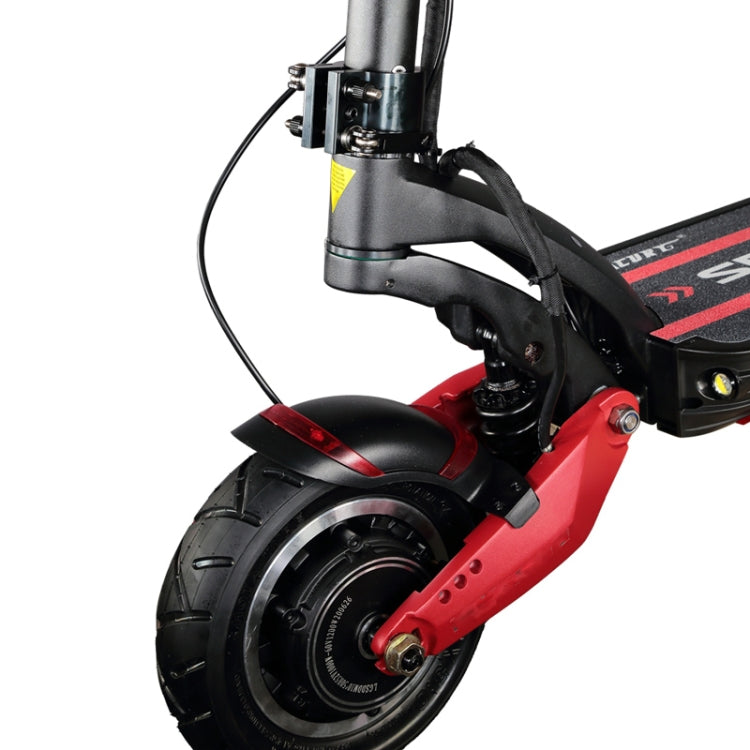 Folding Clamp For ZERO 8X 10X 11X SPEEDUAL Dualtron DT3 Thunder Electric Scooter With Pad Red - Accessories & Parts by buy2fix | Online Shopping UK | buy2fix