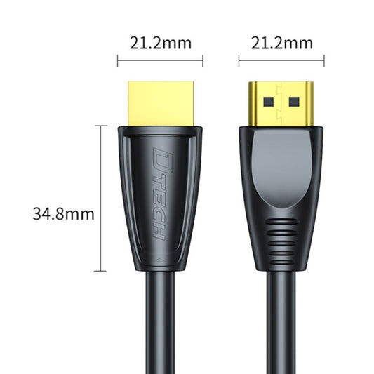 DTECH HDMI 2.0 HD Connection Cable 4K 60Hz Computer TV Connection Cable, Length: 20m by DTECH