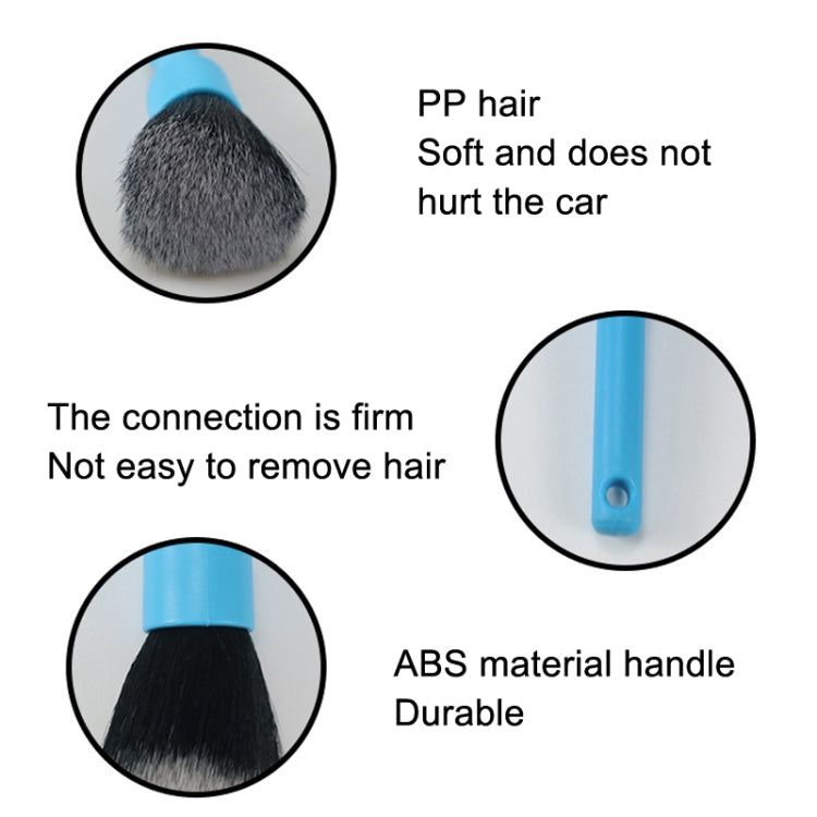 Car Details Soft Bristle Interior Brush Crevice Cleaning Brush, Style: Long Red Handle - Car washing supplies by buy2fix | Online Shopping UK | buy2fix
