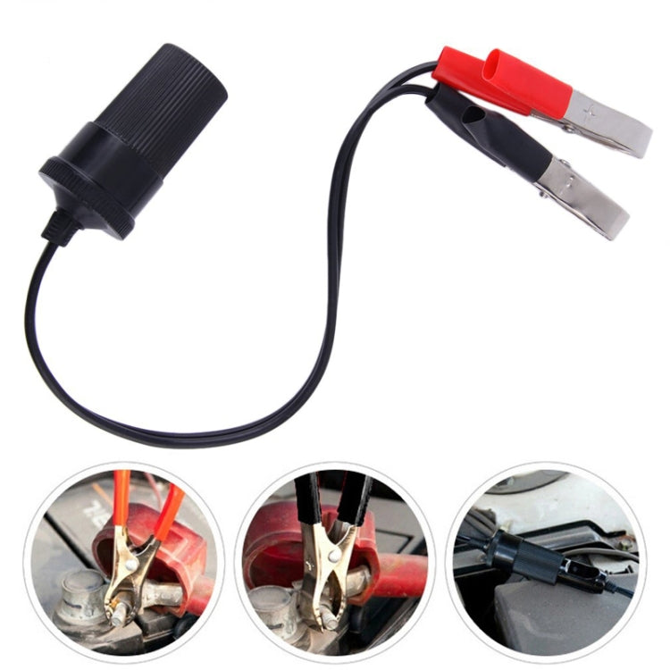 Car Inflatable Pump Battery Clip Emergency Battery Connection Cable by buy2fix