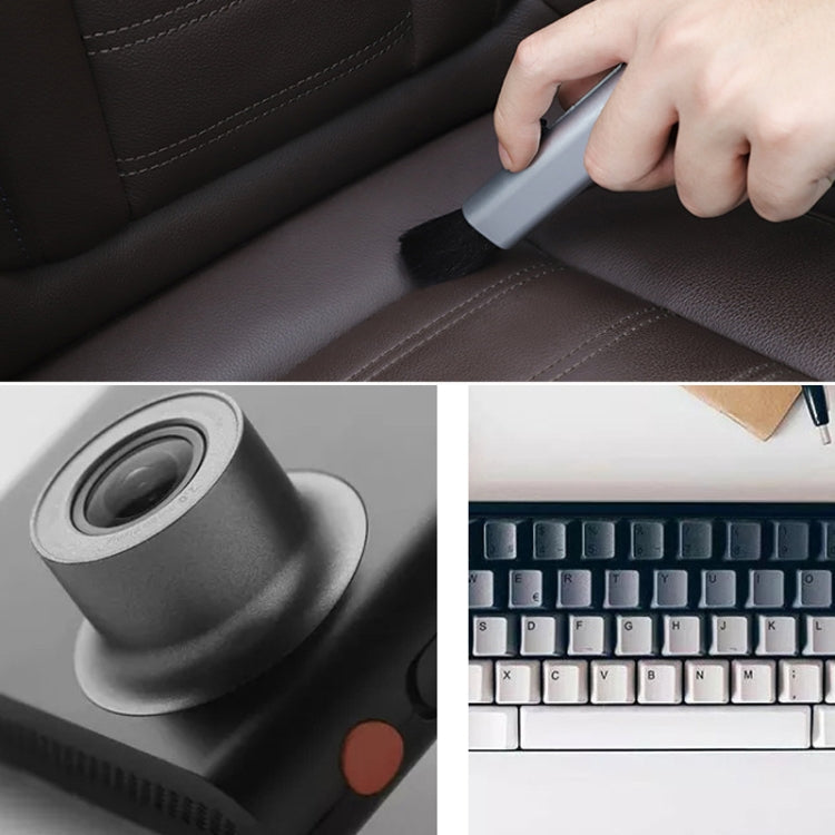 10 PCS Car Air Conditioner Air Outlet Telescopic Cleaning Brush, Color: Black - Car Washer & Accessories by buy2fix | Online Shopping UK | buy2fix