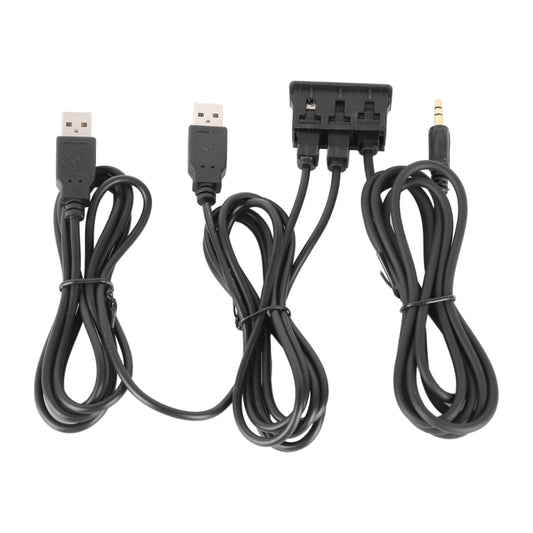 Car Universal Modification Dual Type-C+AUX Charging Interface Seat by buy2fix