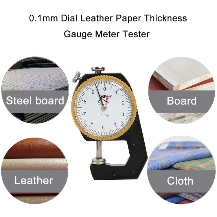 CHIXI Handheld Thickness Gauge Paper Thickness Gauge, Specification: Mid-range 0-10mm Pointed Head - Coating Thickness Gauge by buy2fix | Online Shopping UK | buy2fix