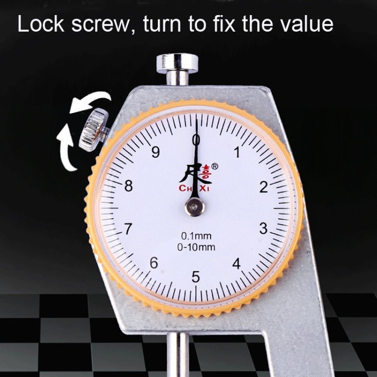 CHIXI Handheld Thickness Gauge Paper Thickness Gauge, Specification: Mid-range 0-10mm Curved Point - Coating Thickness Gauge by buy2fix | Online Shopping UK | buy2fix