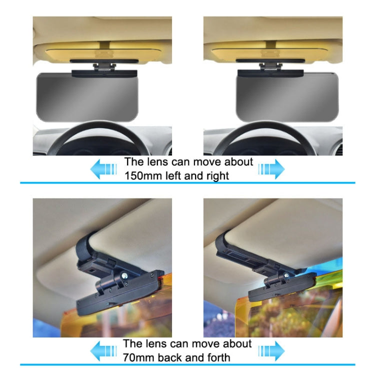SHUNWEI Car Anti High Beam Visor Night Vision Glasses, Style: Day and Night Use - Sunglasses & Glasses Clips by SHUNWEI | Online Shopping UK | buy2fix