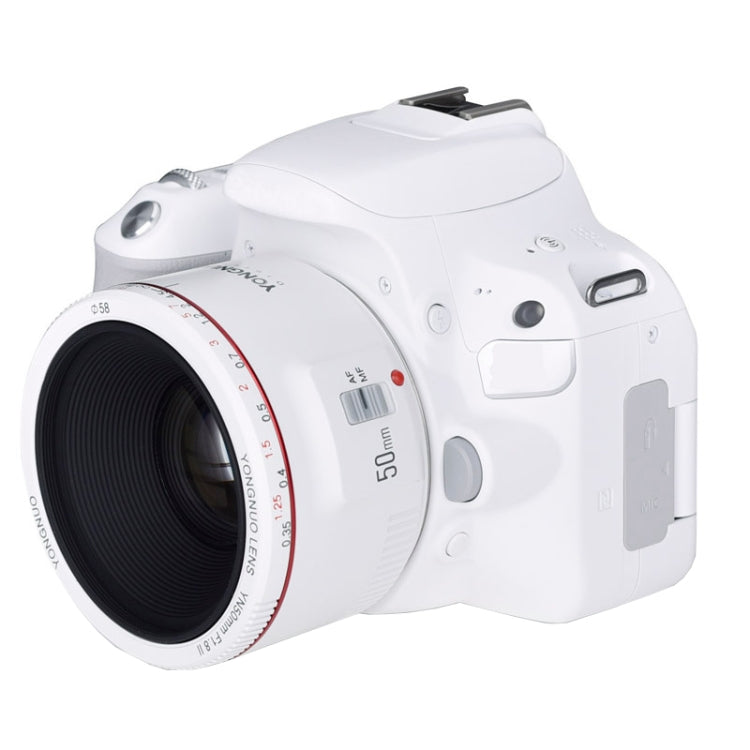 YONGNUO YN50mm F1.8 II Fixed Focus Lens Full Frame Automatic Focus For Canon SLR Camera by YONGNUO