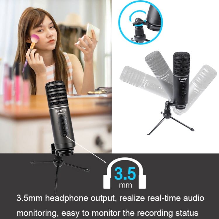 SYNCO V1 Live Large-diaphragm Radio Microphone(Black) - Microphone by buy2fix | Online Shopping UK | buy2fix