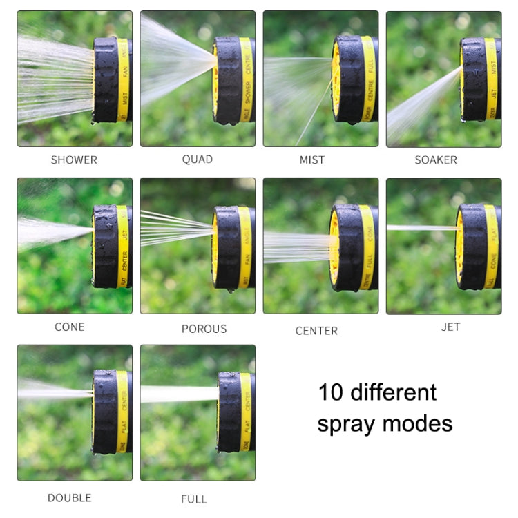 10 Functional Watering Sprinkler Head Household Water Pipe, Style: D6+4 Connector+10m 4-point Tube - Watering & Irrigation by buy2fix | Online Shopping UK | buy2fix