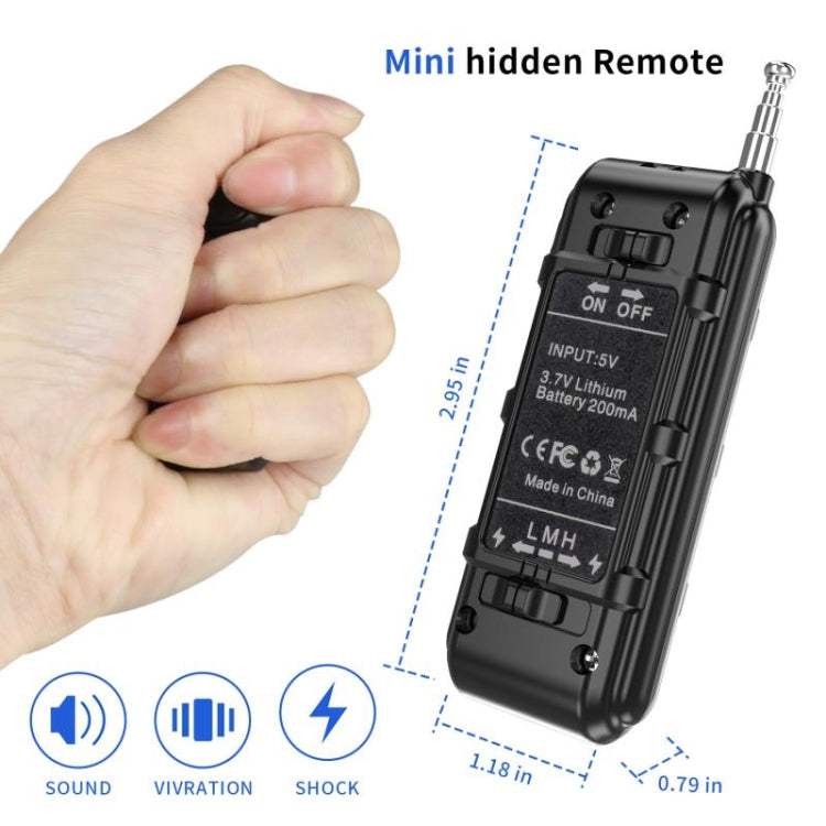 Electronic Dog Trainer Rechargeable Pet Remote Control Bark Stopper, Specification: 1 Drag 1 Orange - Training Aids by buy2fix | Online Shopping UK | buy2fix