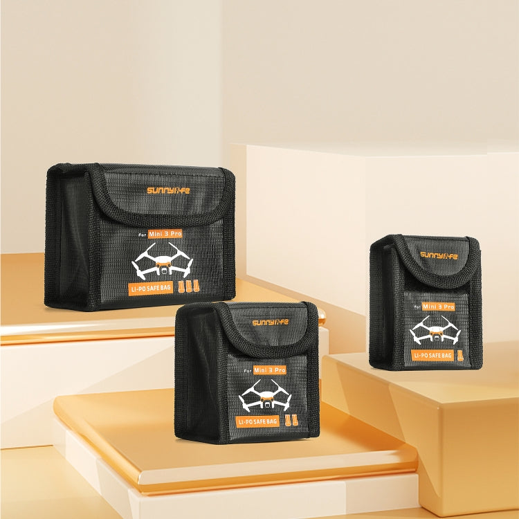 Sunnylife Battery Explosion-proof Bag Storage Bag for DJI Mini 3 Pro,Size: Can Hold 2 Batteries - Carry Cases & Bags by Sunnylife | Online Shopping UK | buy2fix