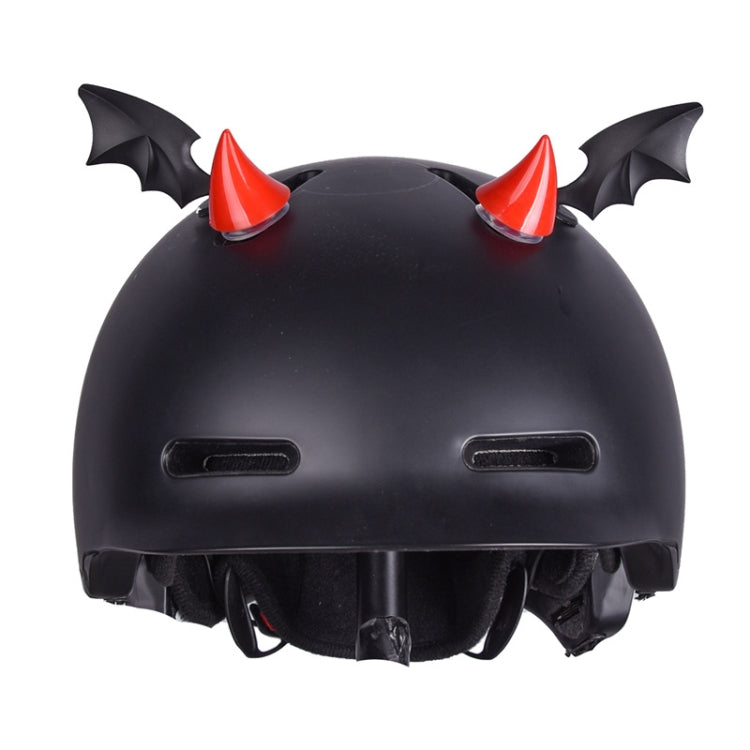 2pcs /Pair Motorcycle Helmet Devil Sucker Decoration, Style: Small Horns (Orange) - Ornamental Parts by buy2fix | Online Shopping UK | buy2fix