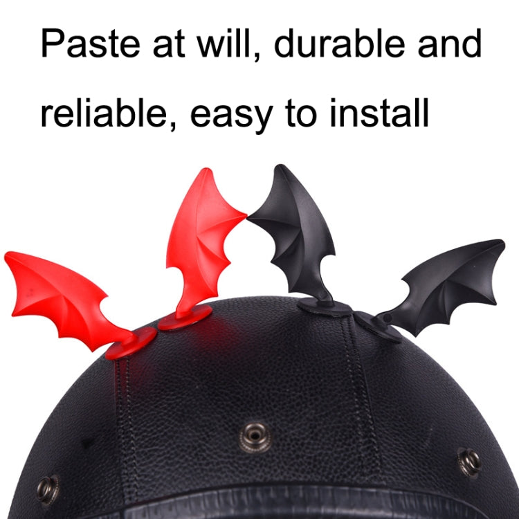 2pcs /Pair Motorcycle Helmet Devil Sucker Decoration, Style: Small Horns (Light Pink) - Ornamental Parts by buy2fix | Online Shopping UK | buy2fix